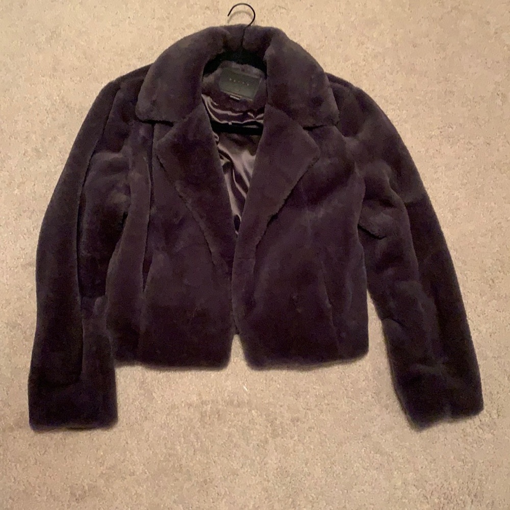 Faux Fur Cropped Jacket